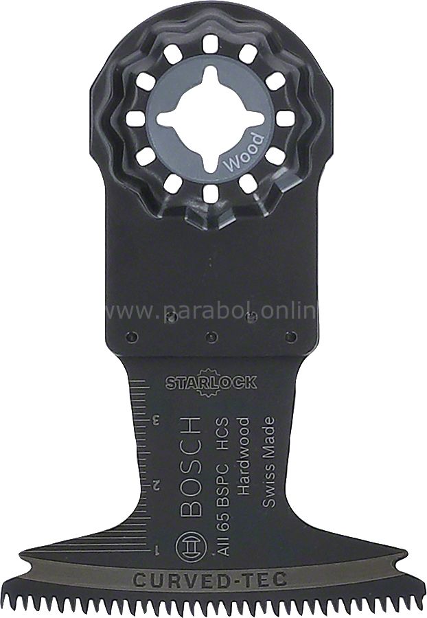 Bosch - Starlock - AII 65 BSPC - HCS Sert Ahşap İçin Daldırmalı Testere Bıçağı 1'li 2608662354