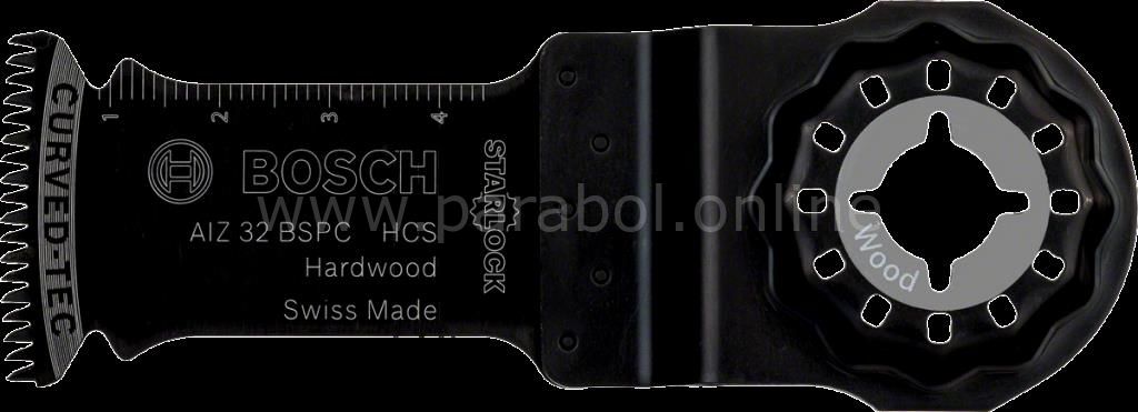 Bosch - Starlock - AIZ 32 BSPC - HCS Sert Ahşap İçin Daldırmalı Testere Bıçağı 1'li 2608662360