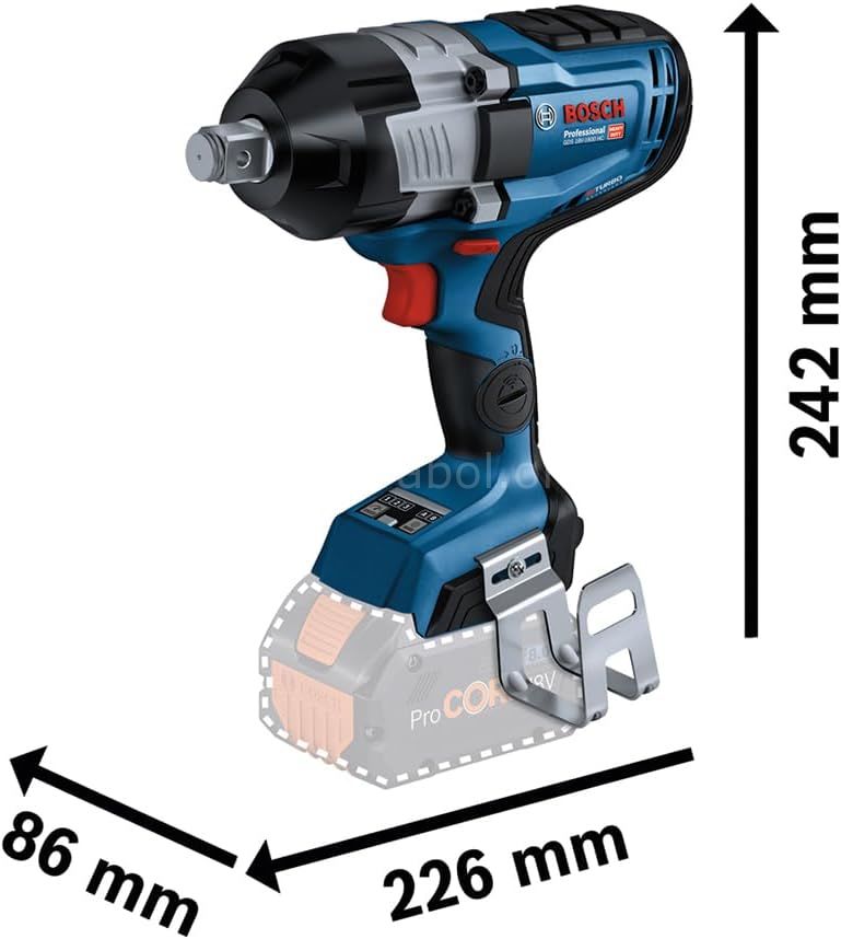 Bosch Professional GDS 18V-1600 HC Aküsüz Darbeli Somun Sıkma Makinesi 06019M1000