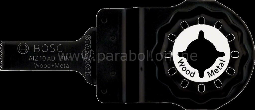 Bosch - Starlock - AIZ 10 AB - BIM Ahşap ve Metal İçin Daldırmalı Testere Bıçağı 1'li 2608661641
