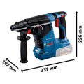 Bosch Professional GBH 187-Li Çift Akülü 5 Ah Kırıcı-Delici 0611923021