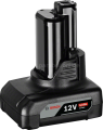Bosch - 12 V 4,0 Ah SD Li-Ion ECP Düz Akü