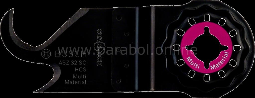 Bosch - Starlock - ASZ 32 SC - HCS Çok Amaçlı Yumuşak Malzemelerde Kesim İçin Testere Bıçağı 1'li 2608662431