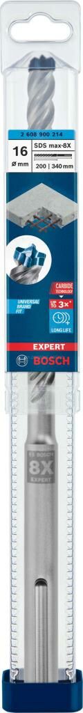 Expert Sds Max-8x Kırıcı Delici Delme Ucu 16 x 200 x 340 mm