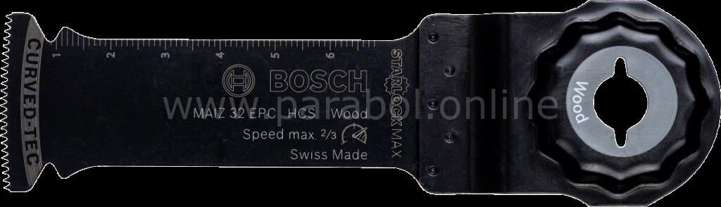 Bosch - Starlock Max - MAIZ 32 EPC - HCS Ahşap İçin Daldırmalı Testere Bıçağı 1'li 2608662568