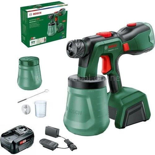 Bosch Advancedspray 18V-500 1x4A Akülü Boya Tabancası 0603208201