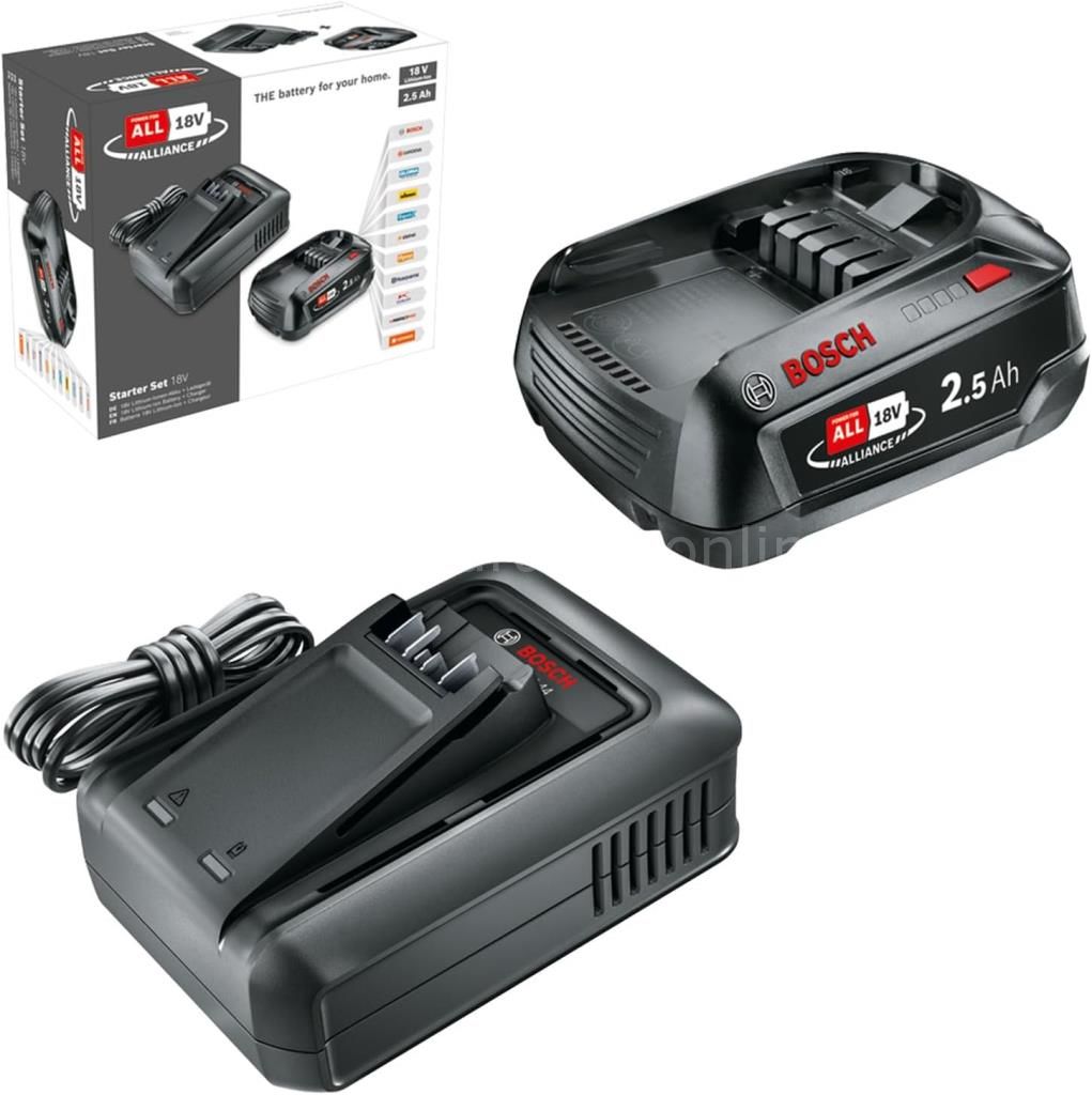 Bosch PBA 18 Volt Başlangıç Seti (1x2,5 Ah + AL 18V-44)