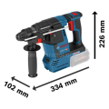 Bosch Professional GBH 18V-26 (Solo) Akülü Kırıcı Delici 0611909000