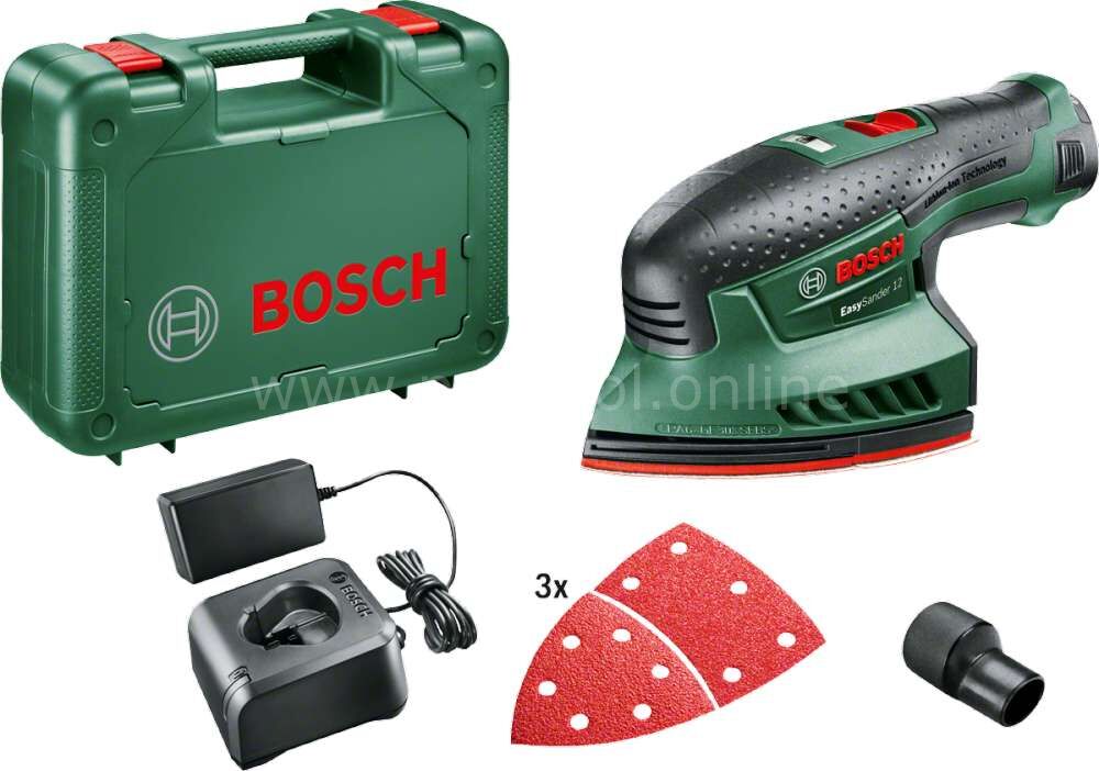 Bosch EasySander 12 Tek Akülü Multi Zımpara Makinesi (1 x 2,0 Ah) 0603976909
