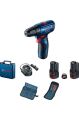 Bosch Professional GSR 120-LI 2Ah Çift Akülü Vidalama Makinesi + 23 Parça Set - 06019G8002