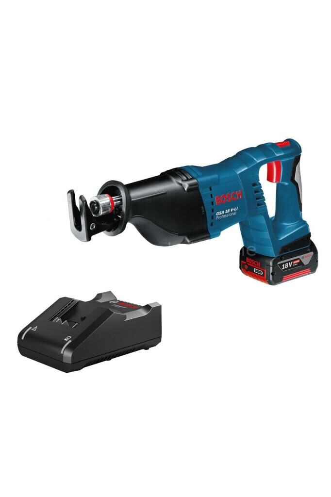 Bosch Professional GSA 18V-Li Tek Akülü 4 Ah Tilki Kuyruğu 0615990L6H