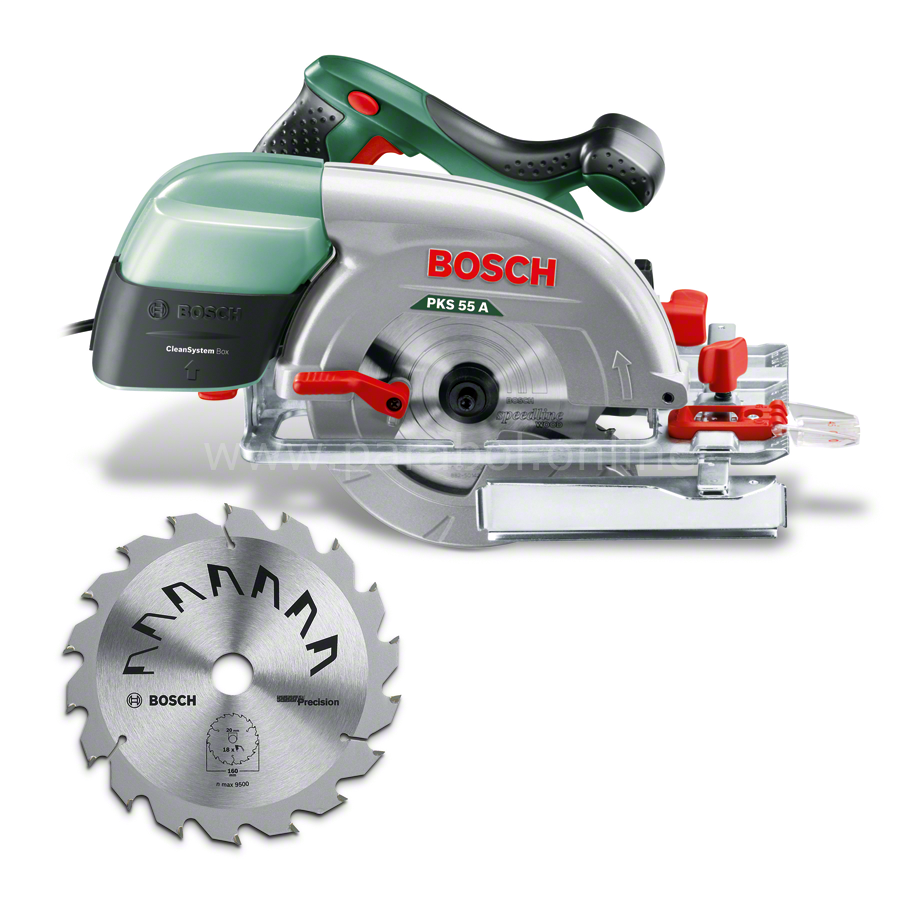Bosch PKS 55 A Daire Testere (Ekstra Hediye Bıçaklı) 0603501002