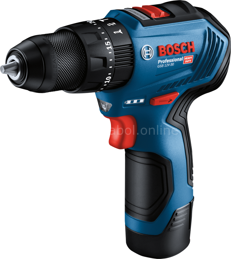 Bosch Professional GSB 12V-30 +39 parça vidalama setiAkülü Darbeli Delme Vidalama Makinesi 06019G9101