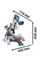 Bosch Professional Gcm 800 Sj Kızaklı 216 Mm Gönye Kesme Makinası