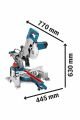 Bosch Professional Gcm 800 Sj Kızaklı 216 Mm Gönye Kesme Makinası