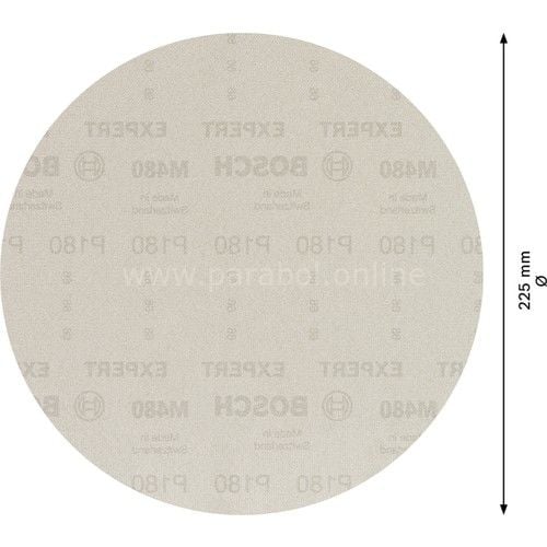 Bosch Expert M480 Zımpara Ağı Alçıpan Zımpara Makineleri İçin 225 Mm G 150 25 Parça