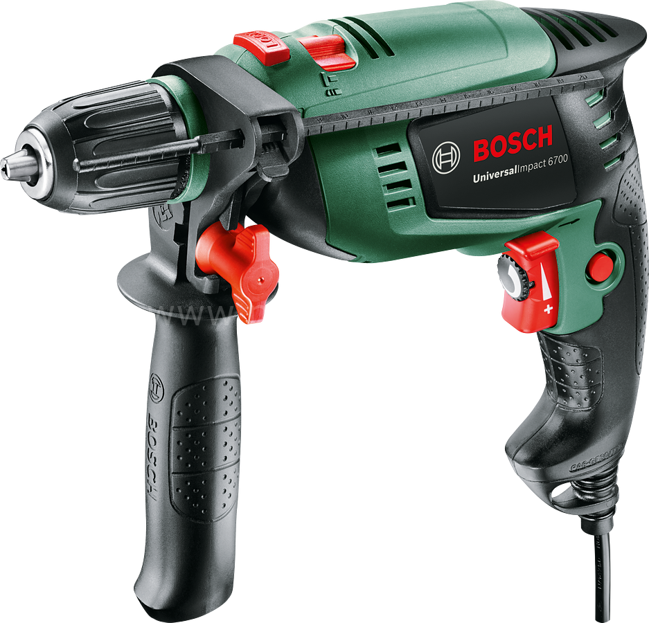 Bosch UniversalImpact 6700 Darbeli Matkap + 5 Parça Set 0603131007
