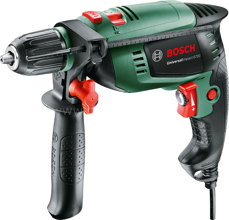 Bosch UniversalImpact 6700 Darbeli Matkap + 5 Parça Set 0603131007
