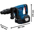 Bosch GSH 18V-5 Professional SOLO (Akü ve Şarj Cihazı Dahil Değil) Akülü Kırıcı  0611918200