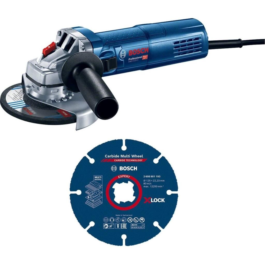 Bosch Profesyonel Gws 9-125 S Professional Avuç Taşlama Makinesi + Kesme Diski  0615990N3G
