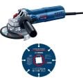Bosch Profesyonel Gws 9-125 S Professional Avuç Taşlama Makinesi + Kesme Diski  0615990N3G