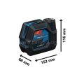 Bosch Profesyonel GCL 12V-50-22 Cg Çizgi Lazer + BT150 Tripod 0601066S01