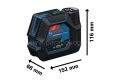 Bosch Profesyonel GCL 12V-50-22 Çizgi Lazer 12v 2 Ah Akü L-Boxx 0601066S02
