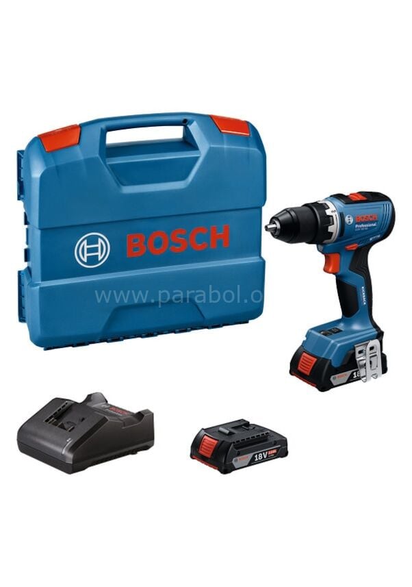 Bosch Profesyonel GSR 18V-65 Çift Akülü 2 Ah Darbesiz Vidalama Makinesi 06019N3000