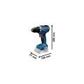 Bosch Profesyonel GSR 18V-65 Çift Akülü 4 Ah Darbesiz Vidalama Makinesi 06019N30K2-2X4
