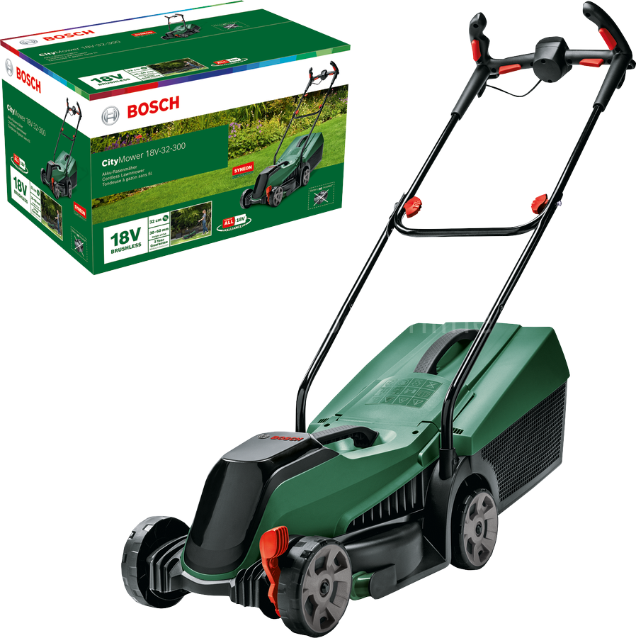 Bosch CityMower 18V-32-300 (Solo-aküsüz) Akülü Çim Biçme 06008B9A08