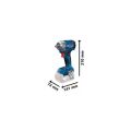 Bosch Profesyonel GDS 18V-350 2X5.0AH Çift Akülü Darbeli Somun Sıkma Makinesi