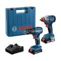 Bosch Profesyonel GDX 18V-285 + GSB 185-Li 2X2 Ah Elektrikli El Aletleri Seti 06019N2124