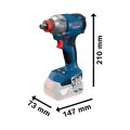 Bosch Profesyonel GDX 18V-285 + GSB 185-Li 2X2 Ah Elektrikli El Aletleri Seti 06019N2124