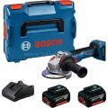 Bosch Profesyonel GWS 18V-11 S 2X4.0AH Çift Akülü Devir Ayarlı Taşlama 06019N40002X4A