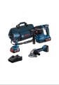 Bosch Profesyonel 18V Akülü Kombo Set GSR 18V-45 +GWS 18V-8 +GBH 18V-22  3x 4.0Ah Akü + Şarj Aleti - 0615A5007L