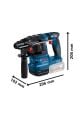 Bosch Profesyonel 18V Akülü Kombo Set GSR 18V-45 +GWS 18V-8 +GBH 18V-22  3x 4.0Ah Akü + Şarj Aleti - 0615A5007L