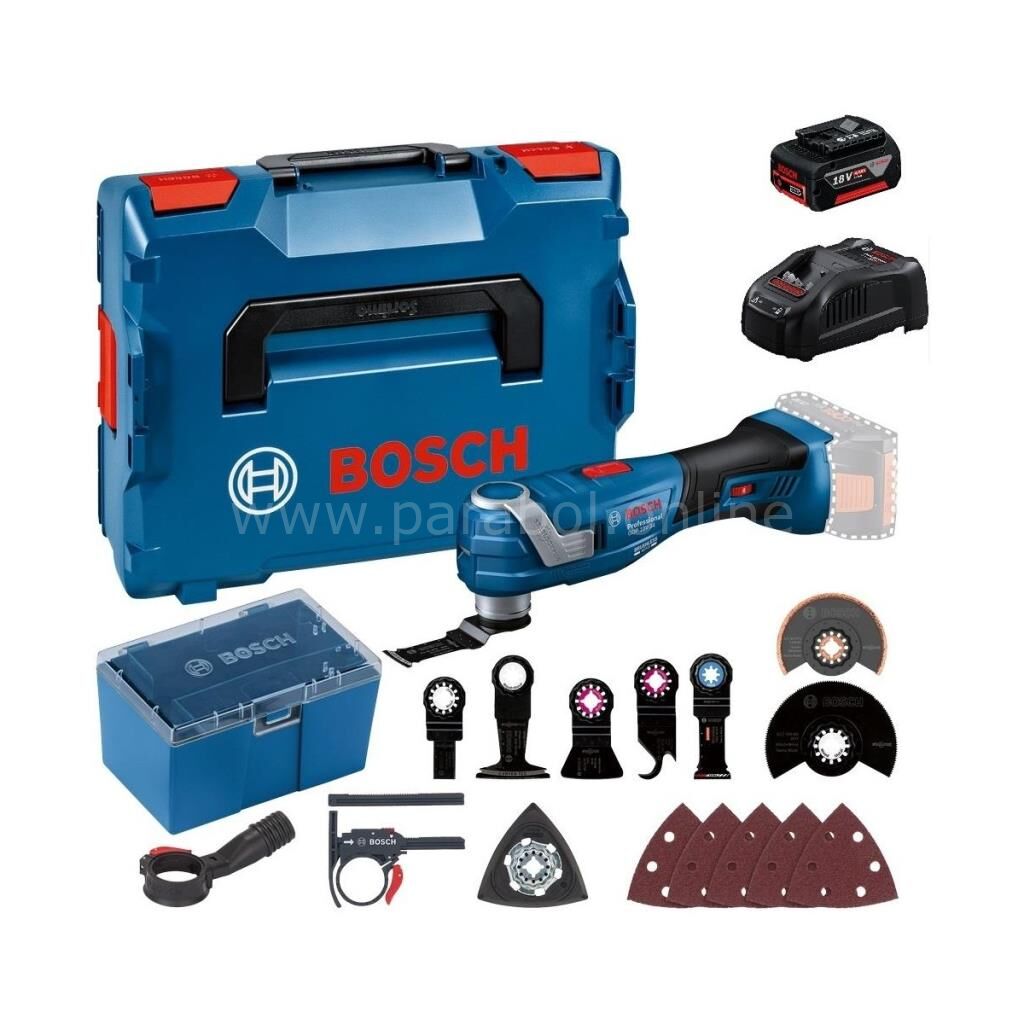 Bosch Professioanl GOP 18V-34  4 Ah Tek Akülü Çok Amaçlı Kesici Makine 16 Parça Aksesuarlı
