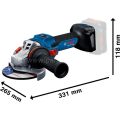 Bosch Professional Gws 18V-15 S Akülü Taşlama (Akü ve Şarj Yoktur) 06019M6000