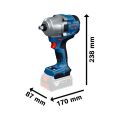 Bosch Professional Gds 18V-780 Somun Sıkma Makinesi Solo 06019P4000