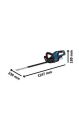 Bosch Professional GHE 18V-60 Aküsüz Çit Budama Makinesi 06008C9000