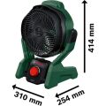 Bosch Universalfan 18V-1000 1X2.0AH Akülü Fan - 06039E1001