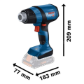 Bosch Professional GHG 18v-50 Akülü Isı Tabancası Solo 06012A650010