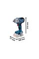 Bosch Professional GDS 18V-450 PC Çift Akülü 4 Ah Darbeli Somun Sıkma Makinesi 06019K4102