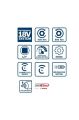 Bosch Professional GDS 18V-450 PC Çift Akülü 4 Ah Darbeli Somun Sıkma Makinesi 06019K4102