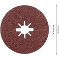 Bosch Expert X-Lock - 125 mm 60 Kum Metal İçin Prisma Teknoloji Fiber Zımpara Diski