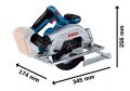 Bosch Professional Gks 185-LI Akülü Daire Testere 1X5A 06016C1223