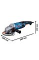 Bosch Professional GWS 30-180 B 2800 W Büyük Taşlama Makinesi 06018G0000