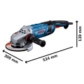 Bosch Professional GWS 30-180 B 2800 W Büyük Taşlama Makinesi 06018G0000