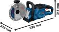 Bosch Professional GCS 18V-230 Akülü Metal ve Beton Kesme-Taşlama Makinesi Solo (Aküsüz) 06013B0000