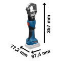 Bosch Professional GPH 18V-60 Akülü Hidrolik Pabuç Sıkma Makinesi (Solo/Aküsüz) - 06019P0100